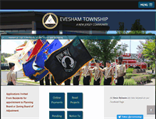 Tablet Screenshot of evesham-nj.org